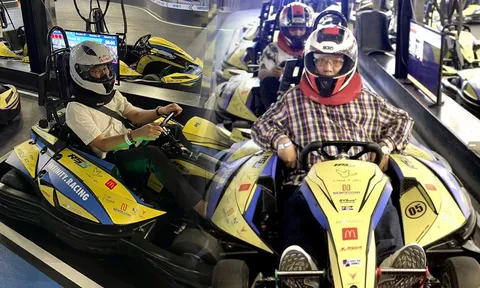 Lần đầu tiên tại Việt Nam xuất hiện đường đua Go-Kart đa tầng