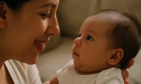 3 hành động nhỏ xíu của trẻ sơ sinh khiến mẹ “tan chảy”: Con đang nói con yêu mẹ đấy