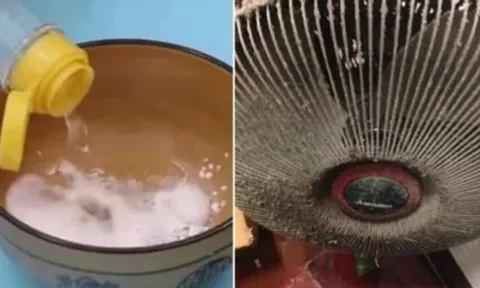 Cách vệ sinh quạt điện sạch bong như mới, không cần tháo khung, chỉ mất vài phút
