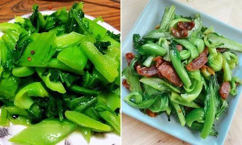 Loại rau bình dân chứa canxi nhiều gấp 8 lần cá, một lá xào được cả đĩa đầy ú ụ