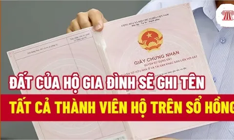 Không còn Sổ Đỏ hộ gia đình: Từ 1/7/2025, 9 trường hợp cần đi cấp đổi lại Giấy chứng nhận quyền sử dụng đất