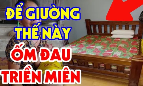 Các cụ dạy không sai: Giường kê 3 chỗ này, người Ốm Đau Khó Ngủ, của thì Suy Kiệt. Nhiều nhà đang mắc