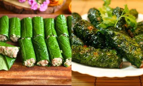 Mẹo rán Chả Lá Lốt giữ màu xanh, thịt thơm ngon