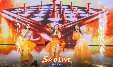 Sân khấu Sao Live Đỉnh Chóp hóa mini concert ba chị đẹp: Minh Hằng múa mưa, Bùi Lan Hương & Dương Hoàng Yến khoe vocal