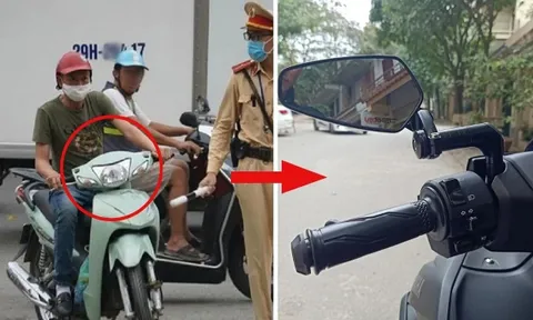Lái xe máy ra đường không lắp đủ 2 gương chiếu hậu, CSGT xử phạt 600 nghìn, đúng không?
