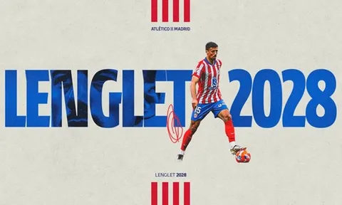 Atletico chính thức sở hữu Lenglet miễn phí từ Barca