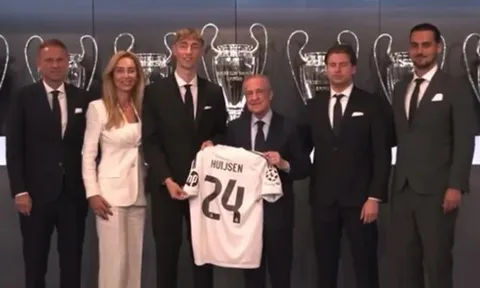 Dean Huijsen chính thức ra mắt Real Madrid