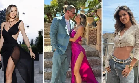 Nữ MC Diletta Leotta thư giãn, nóng bỏng bên chồng Karius