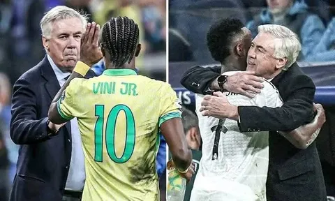 Sự chuyển giao mượt mà giữa Carlo Ancelotti và Vinicius Junior