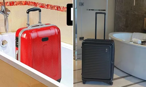 Lý do người thông minh luôn đặt vali trong nhà tắm ngay khi nhận phòng khách sạn