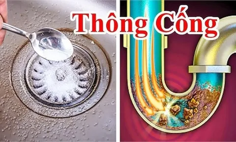 Xả nước vào cống tắc cứng: Làm cách đơn giản này không cần gọi thợ, chẳng sợ bẩn nhà