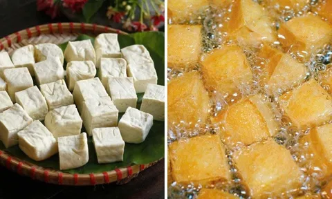 Rán đậu phụ đừng cho ngay vào chảo: Làm thêm 2 bước đơn giản này đậu vàng ngon không vỡ nát