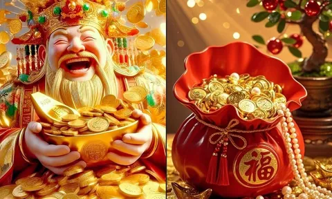 Top 4 tuổi Vận May Ào Ạt, Bội thu Tài lộc, Thần Tài gọi tên từ 15/6, Sự nghiệp lên hương, Giàu nứt vách