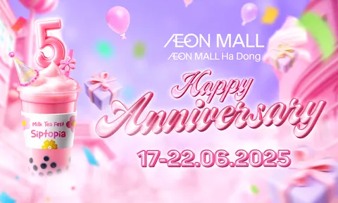 Aeon Mall Hà Đông Sinh Nhật Lần Thứ 5 Trendsetter Mọi Cuộc Chơi