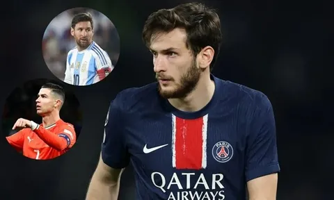 Kvaratskhelia phát biểu gây bão, so sánh Messi và Ronaldo