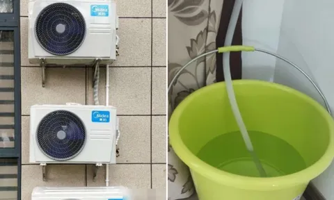 Giữ lại nước thải điều hòa, giải quyết 4 vấn đề trong nhà, giúp tiết kiệm nhiều tiền