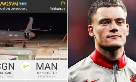 Florian Wirtz đáp máy bay đến Anh, sẵn sàng kiểm tra y tế với Liverpool