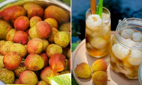 Mẹo làm vải ngâm để pha trà ngon hơn ngoài hàng, để lâu vẫn thơm, không cần chất bảo quản