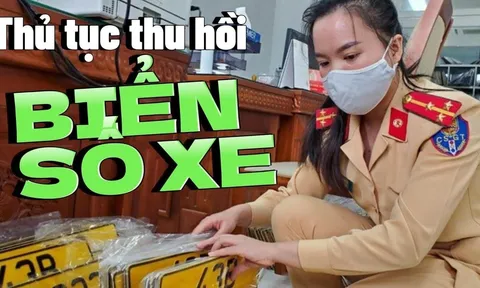 Từ nay đến hết tháng 12/2028: Có 8 trường hợp sẽ bị thu hồi biển số xe, ai cũng nên chú ý
