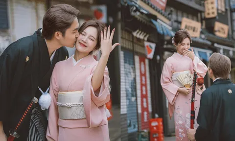 Cặp đôi giờ vàng VTV" Đình Tú - Ngọc Huyền tung ảnh cầu hôn, hé lộ tin đám cưới
