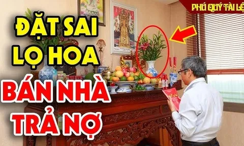 4 loại hoa đặt trên bàn thờ Lộc Tài đi hết, ngày Rằm mồng một chớ dại mua về