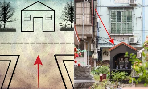 Làm quần quật quanh năm vẫn túng thiếu, xem ngay cửa nhà có nhìn thẳng ra 4 hướng này không