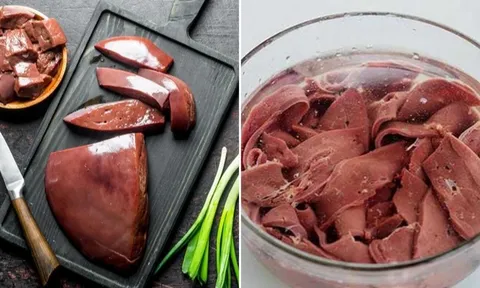 Rửa gan lợn với loại nước này, khử sạch độc tố và mùi tanh