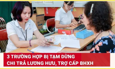 Kể từ 1/7/2025: Những trường hợp này sẽ bị dừng hưởng lương hưu, trợ cấp Bảo hiểm xã hội