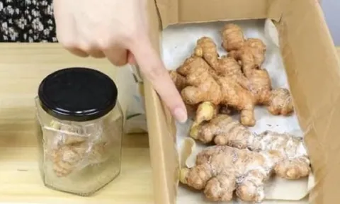 Mua gừng về đừng bỏ tủ lạnh: Làm cách này để được nửa năm không bị teo, thối