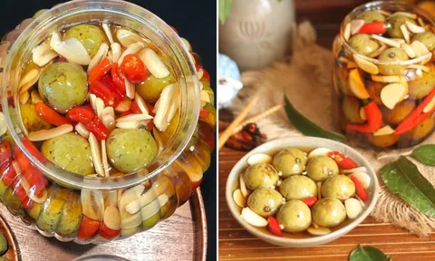 Mẹo làm sấu ngâm mắm để lâu không nổi váng, quả nào cũng đậm đà, giòn ngon