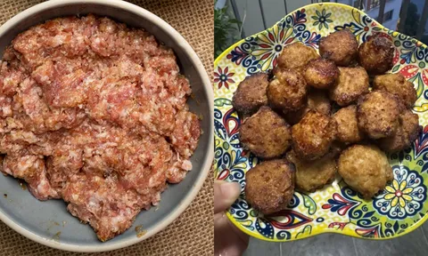 Mẹo ướp thịt chả nướng bằng nồi chiên không dầu: Thơm lừng, mềm ngon, không lo khô
