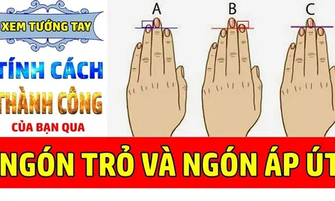 Nhìn độ dài ngón trỏ biết tương lai bạn thành đại gia hay nô tì mãi mãi