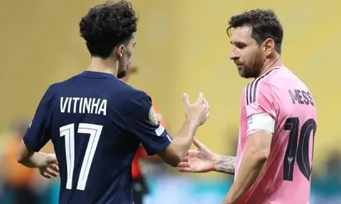 Vitinha biến sân Mercedes-Benz thành sân khấu riêng, bất chấp drama với Messi