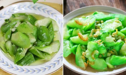 Mẹo xào mướp không bị thâm đen, chảy nước: Muốn mướp xanh mướt, làm đúng bước này là thành công