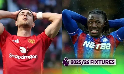 Man United nằm trong số những đội có lịch đấu 10 trận đầu mùa khó khăn nhất