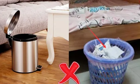 Đặt thùng rác ở vị trí này hút tài lộc: Giàu nứt vách