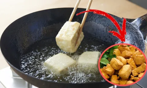 Rán đậu đừng thả ngay vào chảo: Thêm 1 bước đậu vàng giòn, không dính chảo