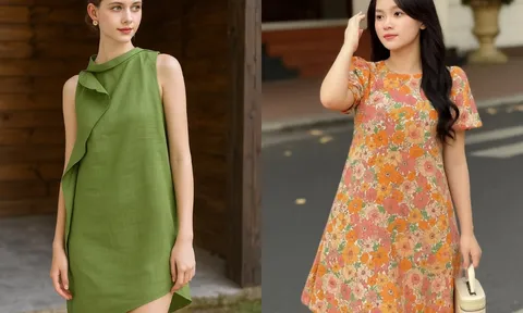 Thả dáng nhẹ nhàng ngày nắng cùng váy suông mát nhẹ: Bí quyết mặc đẹp cho nàng bận rộn