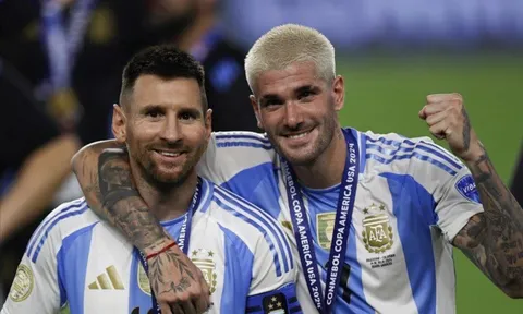 Inter Miami mang "vệ sĩ" Rodrigo De Paul về cho Messi
