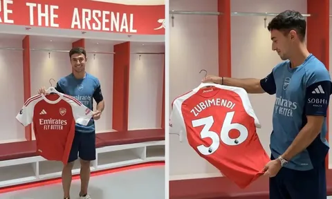 Trước Zubimendi, những ai đã mặc áo số 36 tại Arsenal?