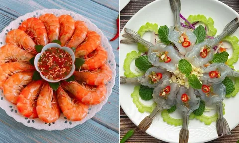 Bị bệnh gì không nên ăn tôm?
