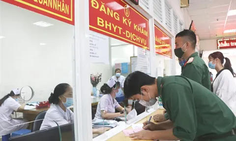 Quy định mức hưởng bảo hiểm y tế trong quân đội