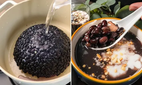 Nấu chè đậu đen, chè đậu đỏ, làm thêm bước này, hạt đậu nhanh bở bùi, không cần nồi áp suất