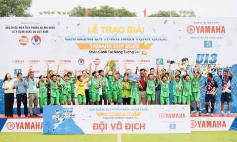 Hạ SLNA ở loạt luân lưu, U13 Nam Định lần đầu vô địch Giải U13 Quốc gia