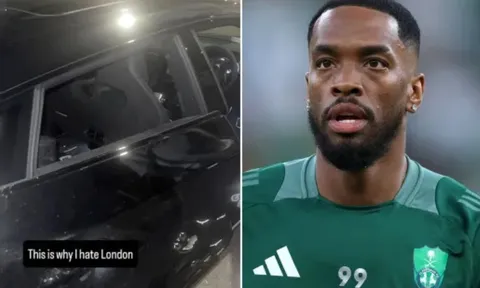 Ivan Toney bức xúc vì bị kẻ trộm phá xe khi trở lại London