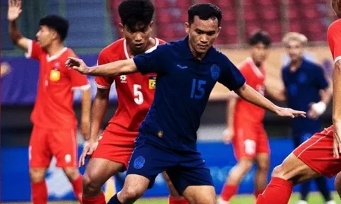 Thế trận giằng co, U23 Campuchia chia điểm với U23 Lào