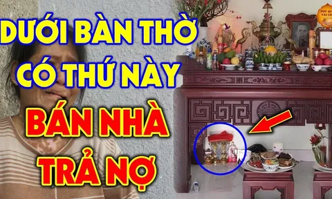 Gia đạo lục đục, làm mãi vẫn nghèo: Xem ngay dưới chân bàn thờ có 5 vật cấm kỵ này không?