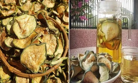 Lấy bí đao phơi khô rồi đun nước uống, có 5 công dụng tuyệt vời, tốt cho cả nam và nữ