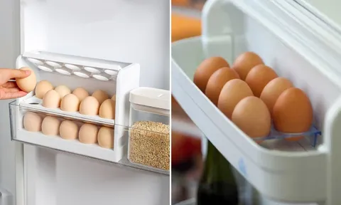 Người thông minh không để trứng ở cánh cửa tủ lạnh: Đây mới là vị trí tốt nhất trong tủ để bảo quản trứng