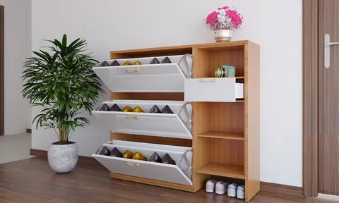 5 nguyên tắc phong thủy khi đặt tủ giày giúp gia đạo bình an, sự nghiệp hanh thông